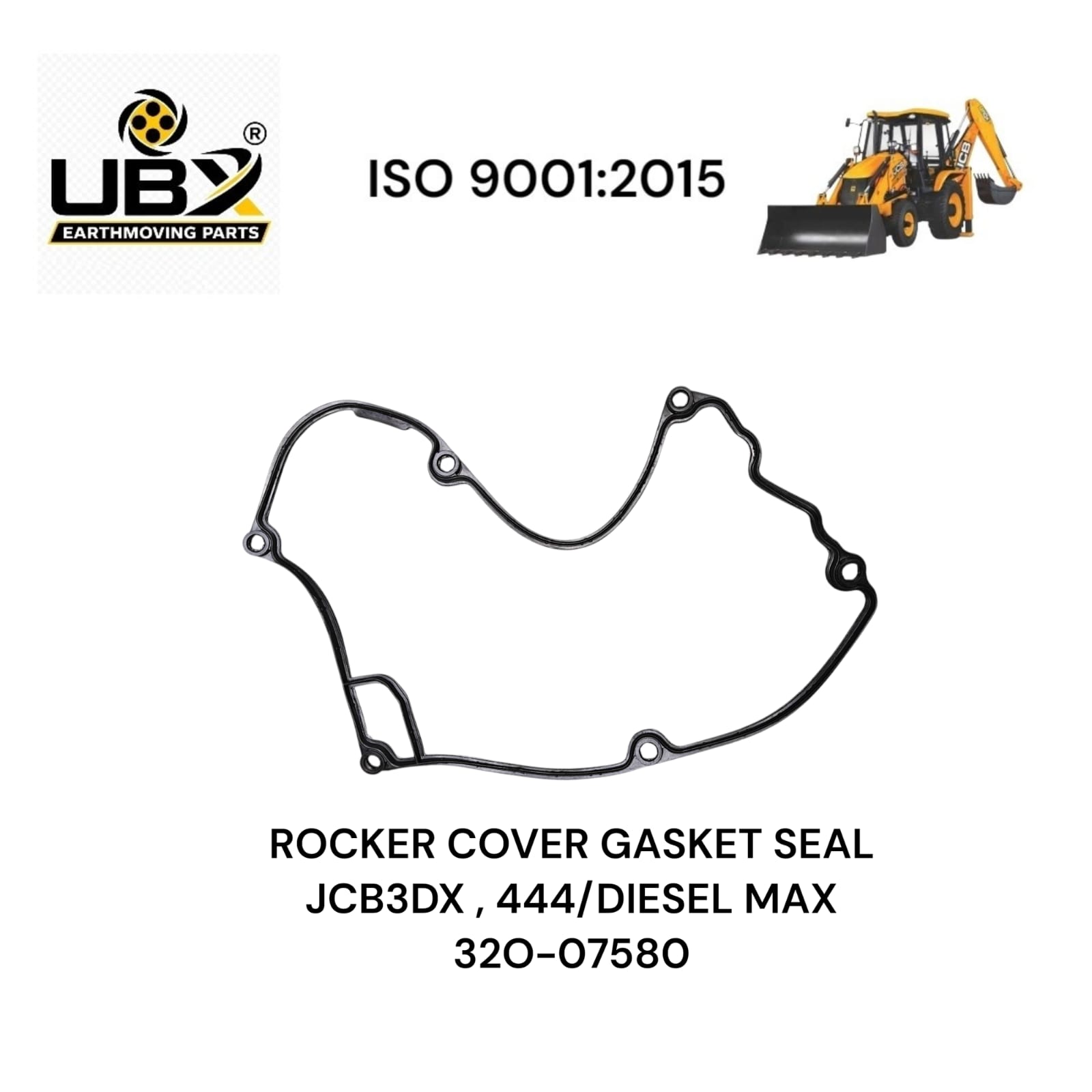 Rocker Cover Gasket Seal 320-07580 — JCB 3DX / 444 Diesel Max