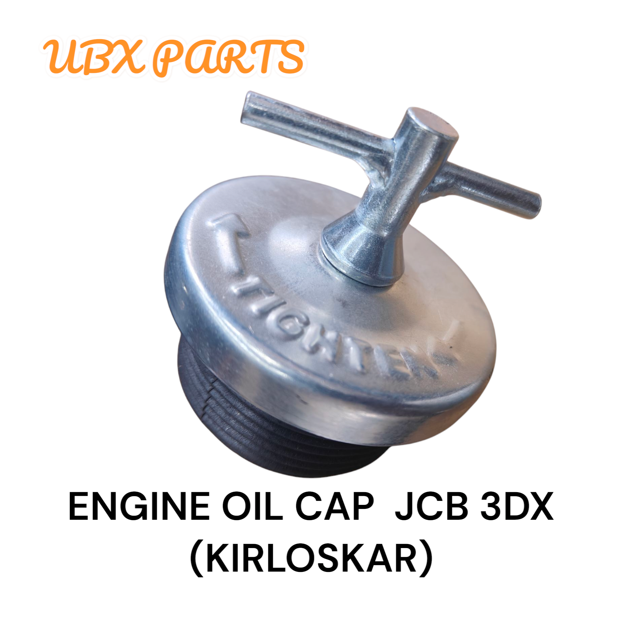 Engine Oil Cap Metal — JCB 3DX (Kirloskar)