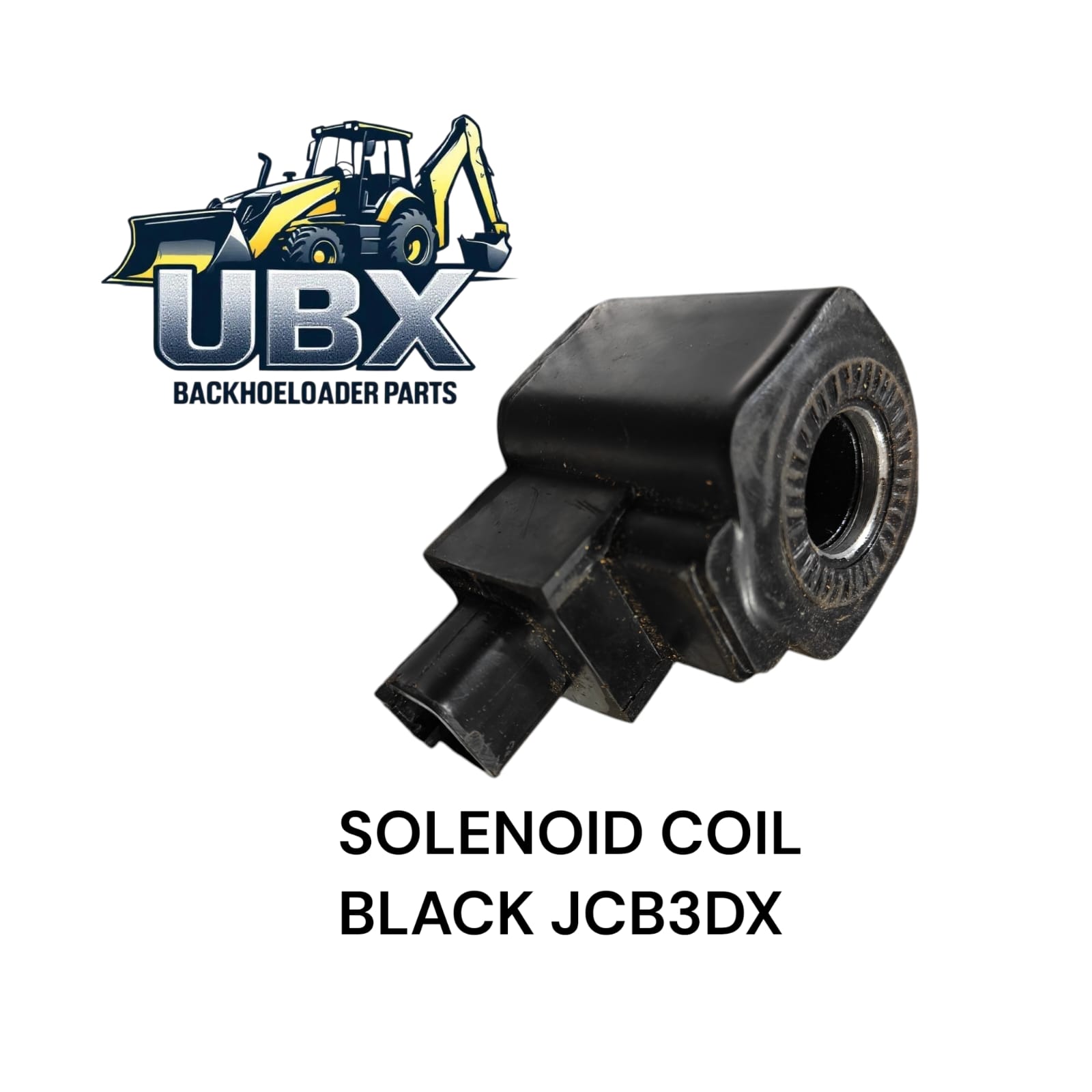Solenoid Coil Black — JCB 3DX