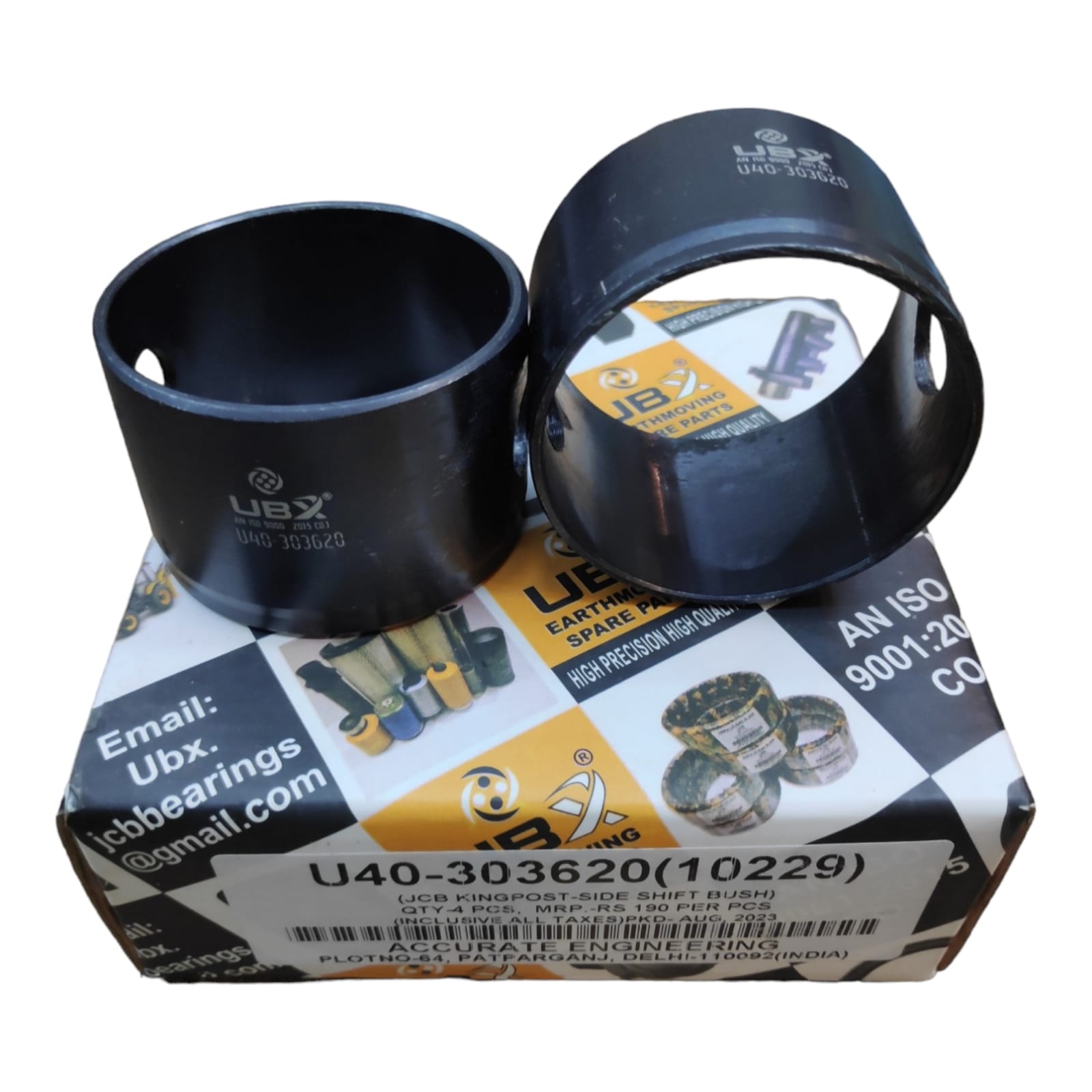 KPC Kingpost Side Shift Bush U40-303620 (10229) — JCB 3DX