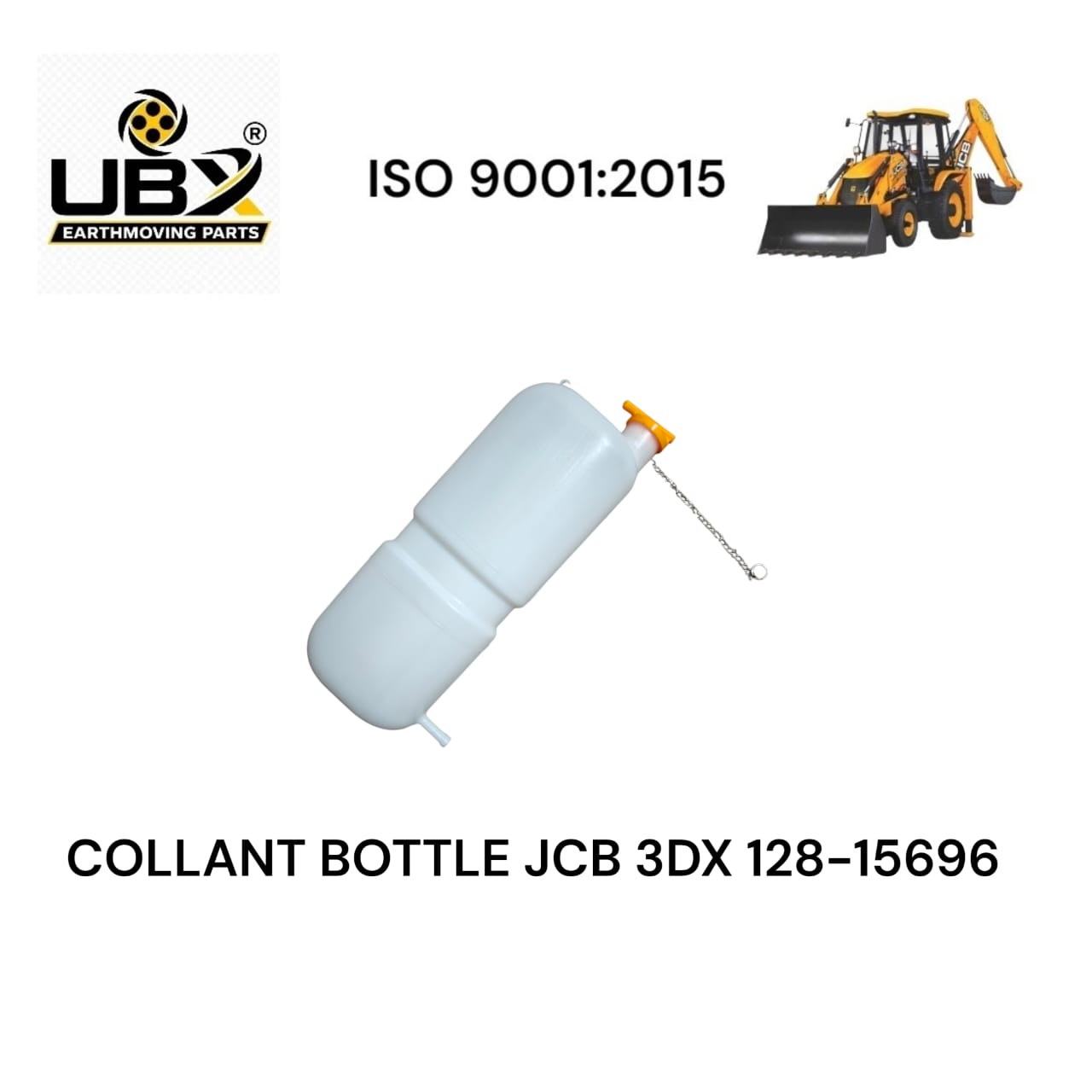 Coolant Bottle 128-15696 — JCB 3DX
