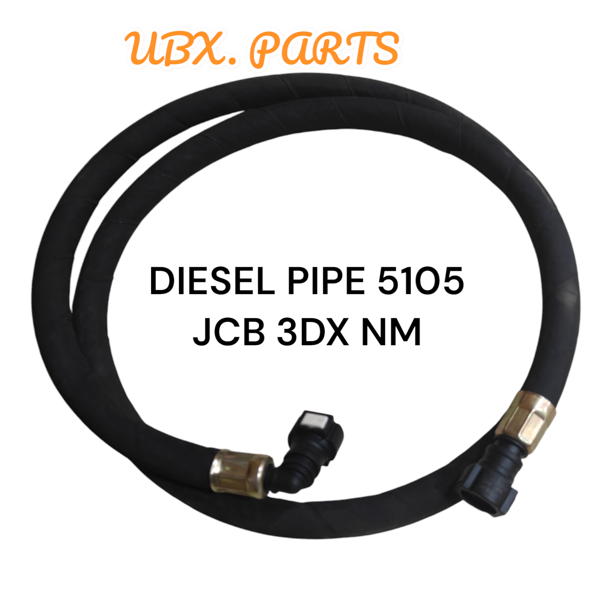 Diesel Pipe 5105 — JCB 3DX N/M