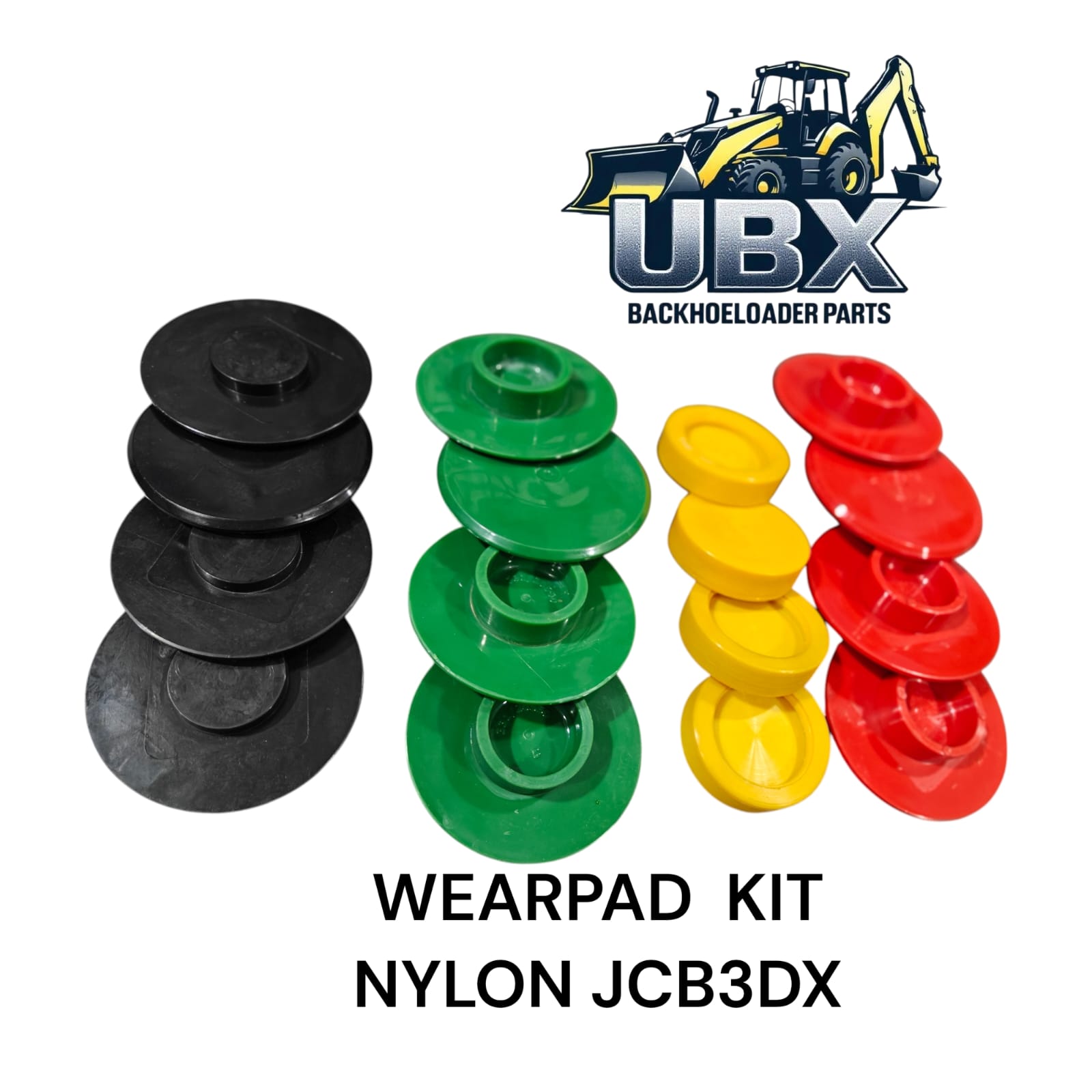 Wear Pad Kit Nylon — JCB 3DX