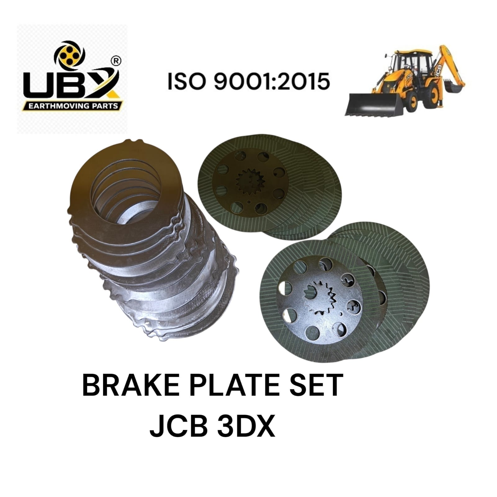 Brake Plate Set — JCB 3DX