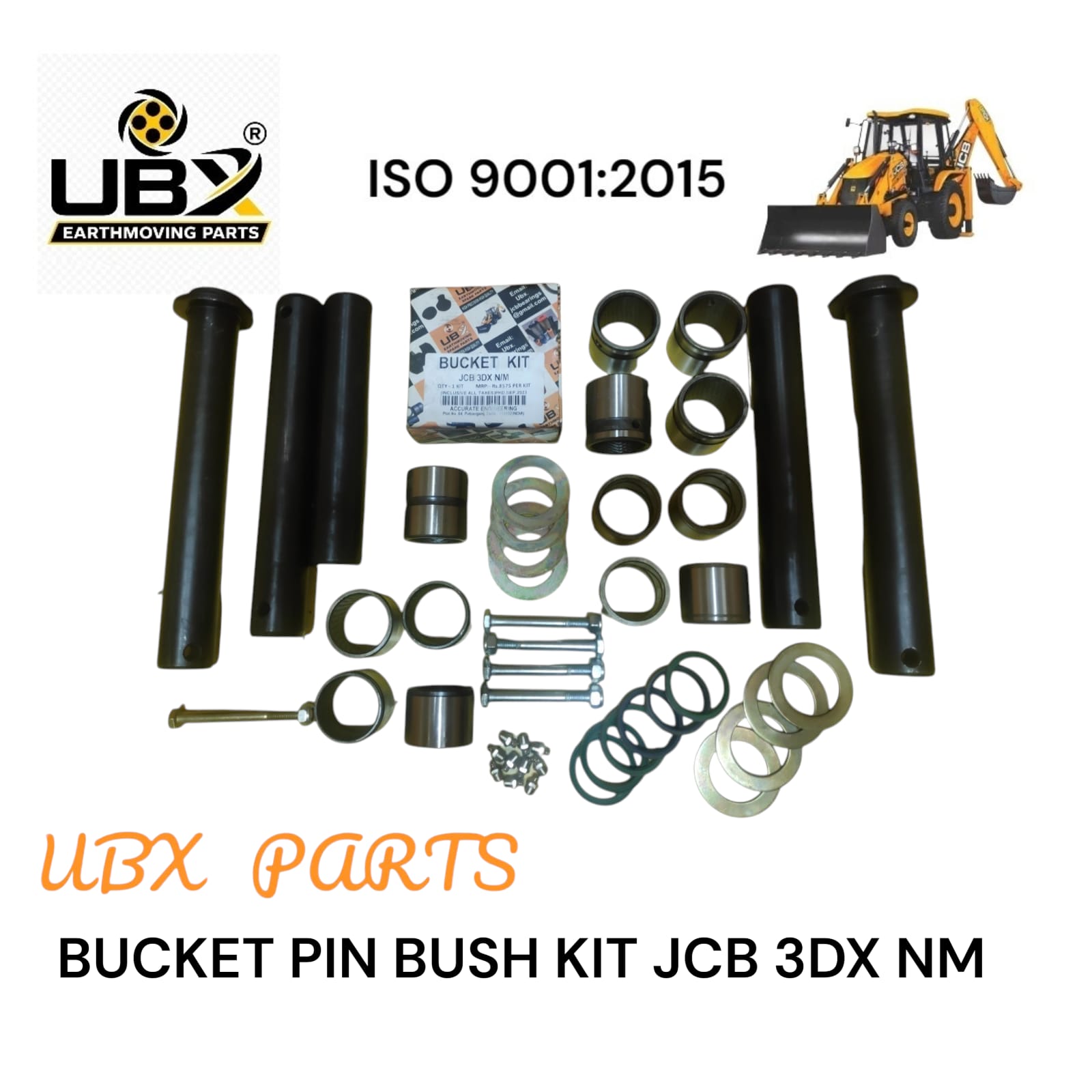 Bucket Pin & Bush Kit — JCB 3DX N/M
