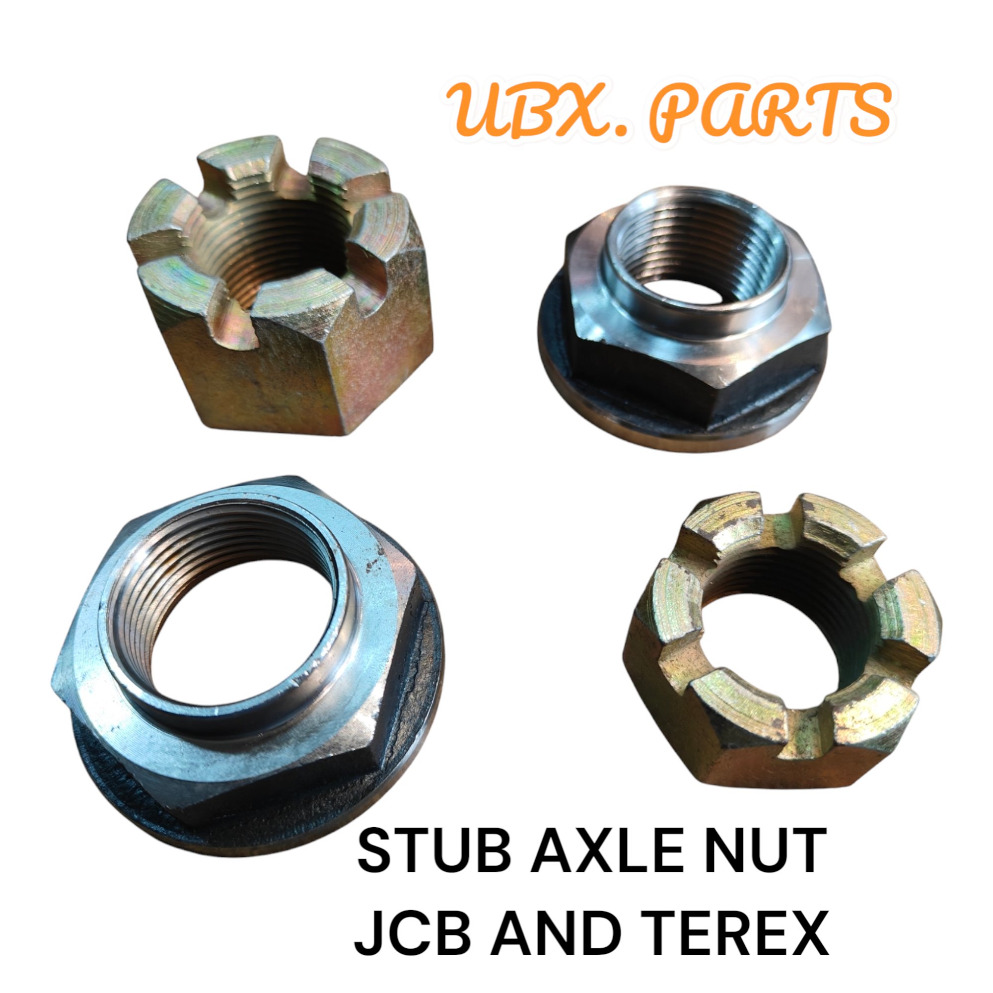 Stub Axle Nut — JCB & TEREX