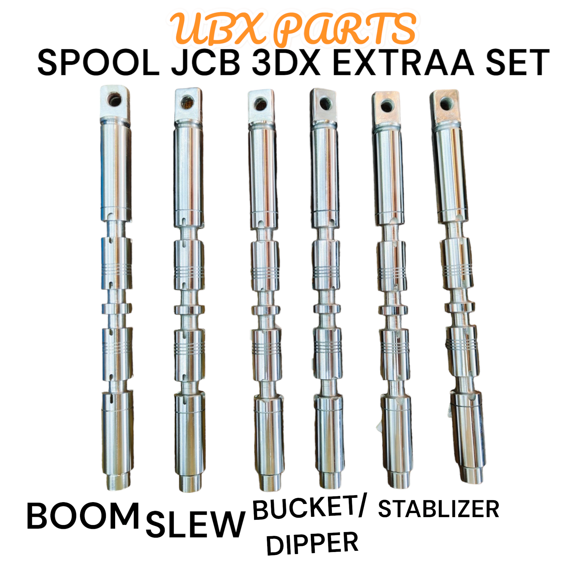 Spool Set (Boom / Slew / Bucket / Dipper / Stablizer) — JCB 3DX Extraa