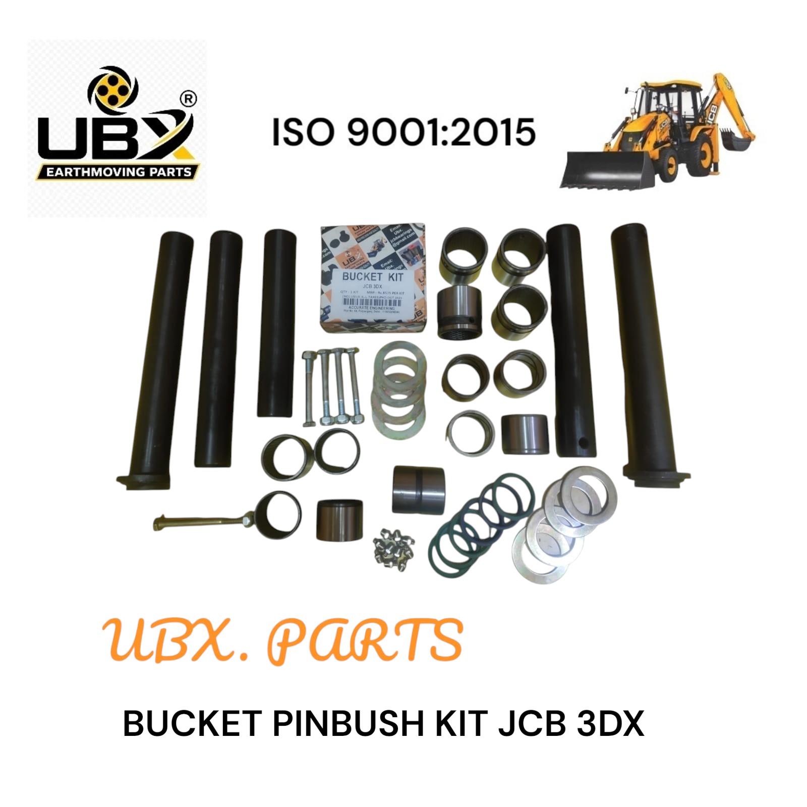 Bucket Pin & Bush Kit — JCB 3DX