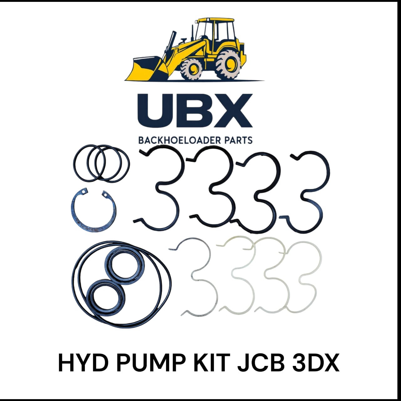 Hydraulic Pump Seal Kit — JCB 3DX