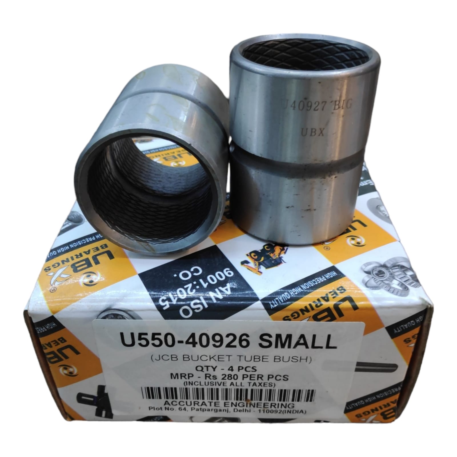Bucket Tube Bush Small U550-40926 — JCB 3DX