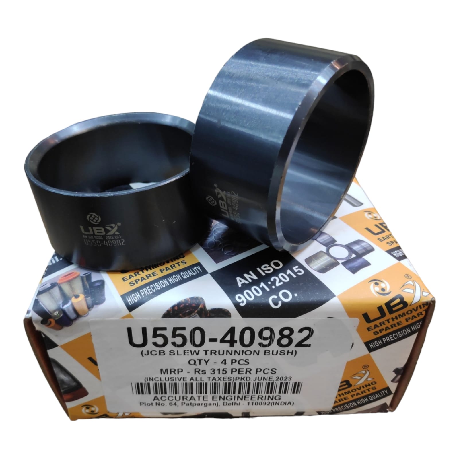 Slew Trunion Bush U550-40982 — JCB 3DX