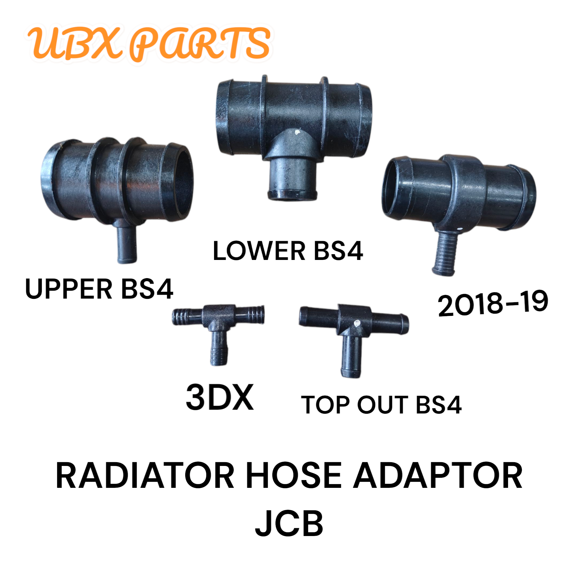Radiator Hose Adaptor — All JCB 3DX Variants