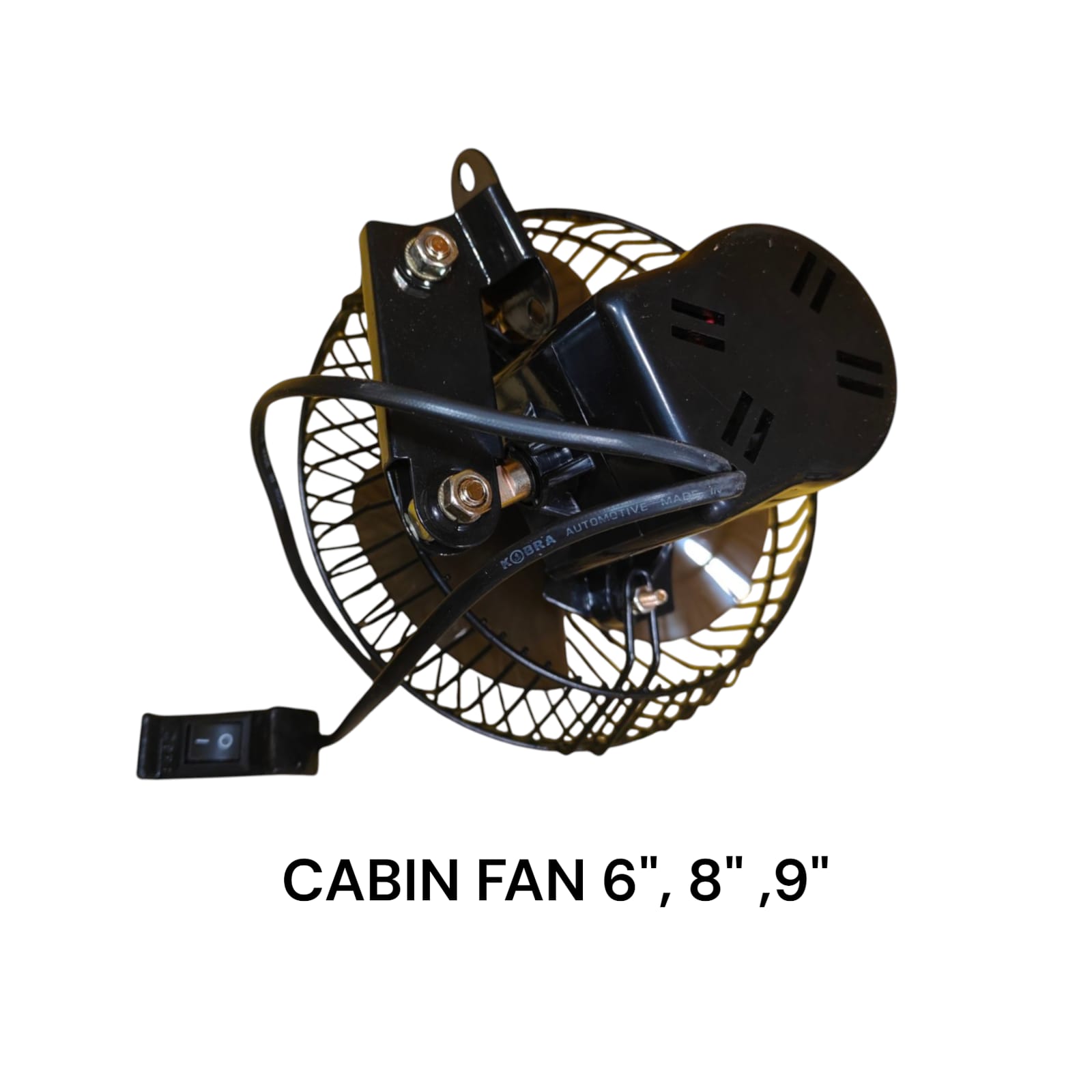 Cabin Fan 6" / 8" / 9" — 12V