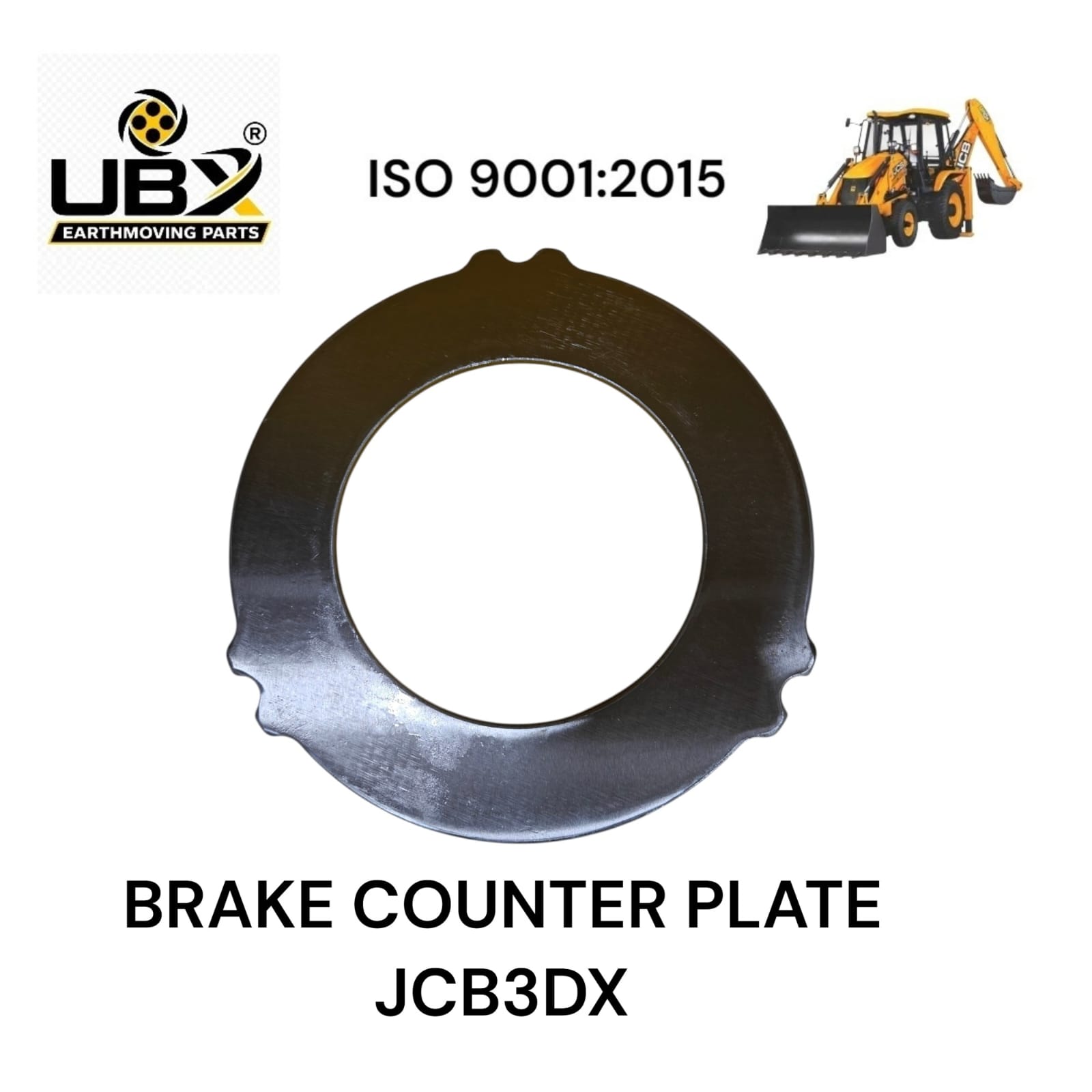 Brake Counter Plate — JCB 3DX