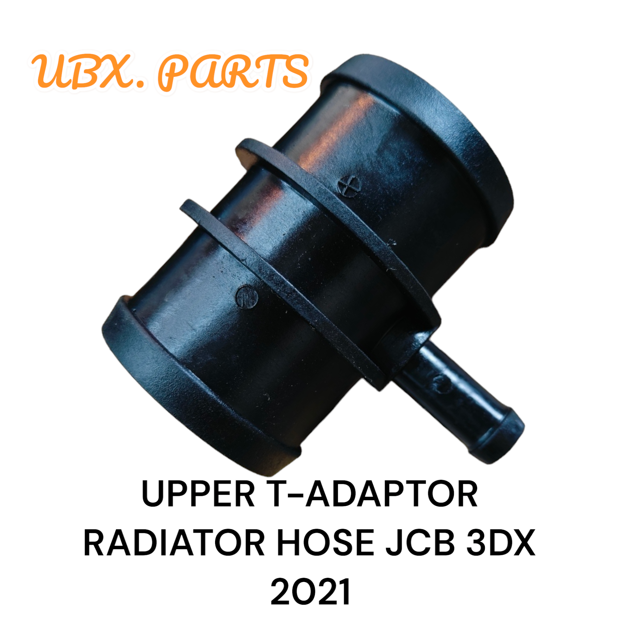 Upper T-Adaptor Radiator Hose — JCB 3DX 2021